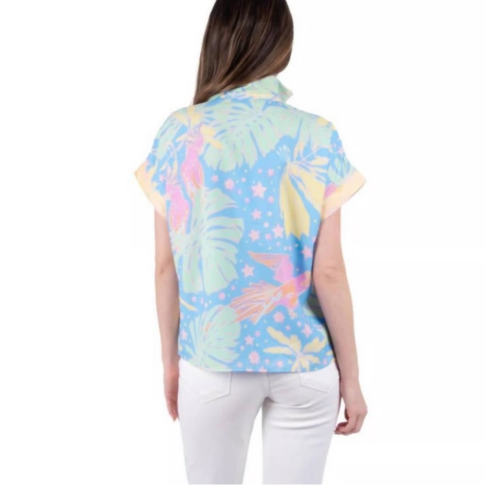 Emily McCarthy Parrot 🦜 Party Poppy Pullover Blue XXS - Picture 6 of 7